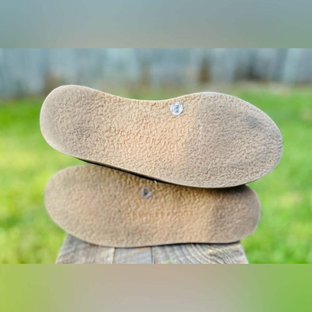 Lucky Brand Garboh Women’s Black  Suede Leather Lace-Up Chukka Booties. Size 5 - Picture 8 of 8